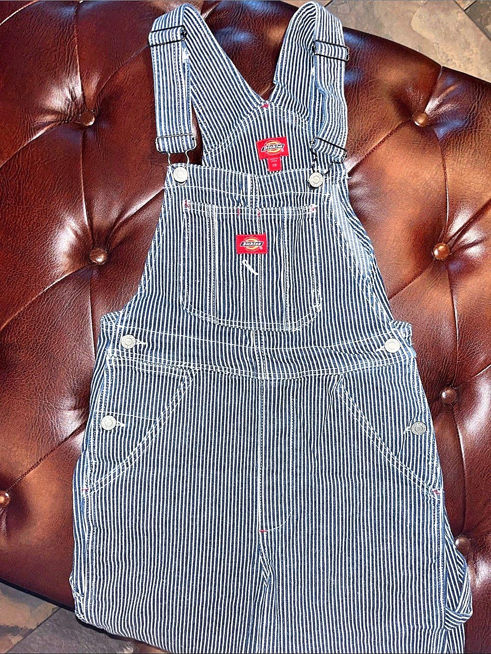 Dickies  Overalls Blue & White XS